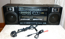 Panasonic RX-CT800 BoomBox with Tape Deck/AM-FM Radio/AUX  & detachable Speakers