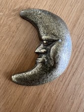Vintage Brass Moon Goddess
