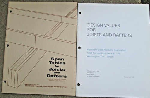 Lot span tables for - span,
