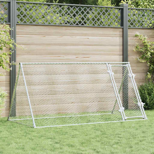 Chicken coop silver galvanised - chicken,