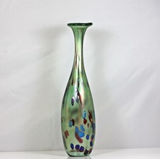 Peter Layton/Norman Stuart Clarke studio glass bottle vase