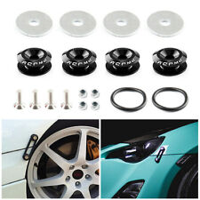 Quick Release Fasteners For Car Bumpers Panels Universal Kit BLACK Fender Hatch