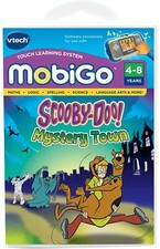 VTECH MOBIGO GAME SCOOBY-DOO! MYSTERY TOWN With Box + USER'S MANUAL