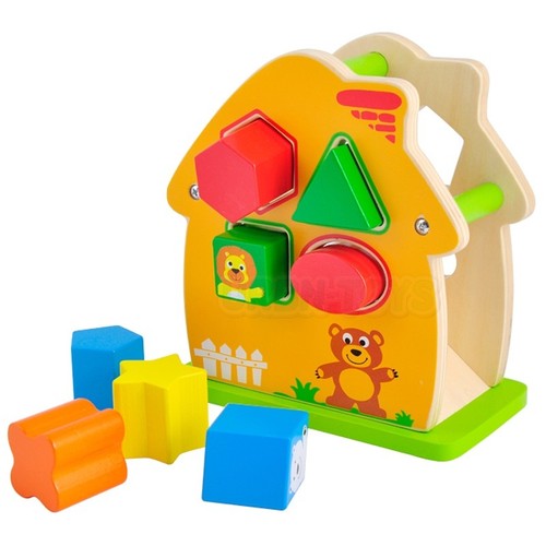 Kids animal colourful wooden - animal,