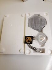 Franklin Mint Star Trek Klingon Pocket Watch with leather pouch and chain - NEW