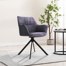 Modern Style Charcoal Velvet
