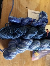 100g Blue Yarn Selection
