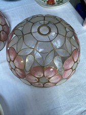 Capiz Shell Lampshade Pendant