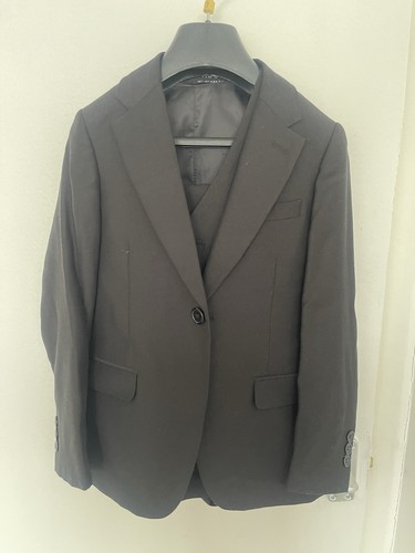 Boys black three - piece, suit