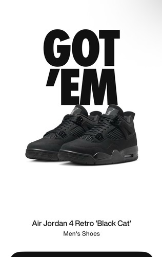 Jordan black cat 2025 uk12 - uk12,