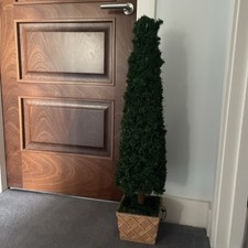 3ft Topiary Christmas Trees x 2 Artificial Pine Tree
