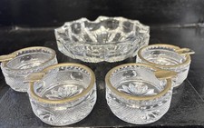 Unusual Vintage Set Of 4 Cut