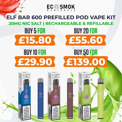 Elf bar 600 prefilled - bar, vape