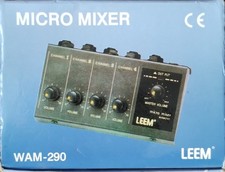 LEEM® WAM290 MICRO MIXER ANALOGUE MIXER