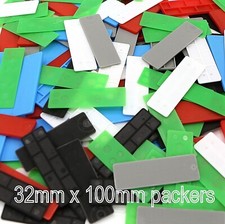 Mixed Glazing Packers Spacer Window Shim Kitchen Floor Flat Glass Plastic upvc