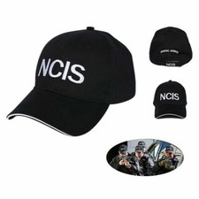 Retro Crime Police Fancy Dress Hat NCIS Embroidered Sandwich Peak Baseball Cap