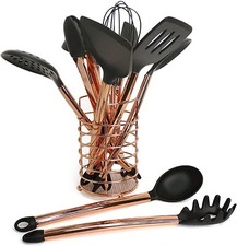 Kitchen Utensils Stainless Steel,10 Pcs Silicone Kitchen Utensil Set Cooking 692