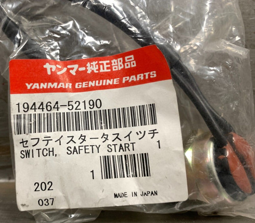 New yanmar safety start switch - new,