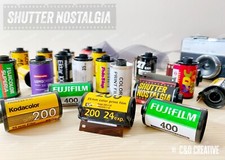 Empty 35mm Film Canisters Cartridges Cassettes Leader Out for Bulk Loading x50