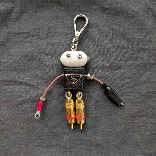 Prada robot edward keychain - prada,