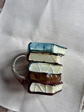 Hand-Painted Book Stack Glass