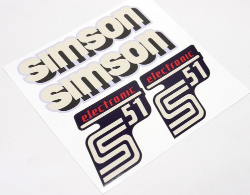 Simson s51 electronic - electronic, sticker
