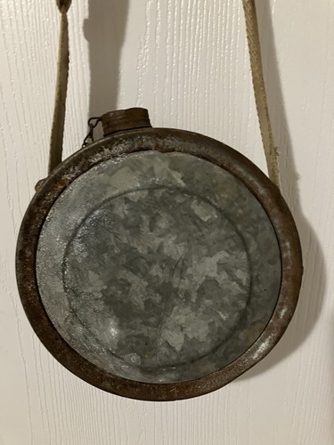 Vintage military canteen water - military,