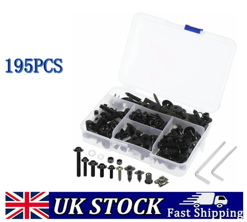 195pcs black complete - 195pcs,