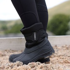 Cameo Junior Mucker Boots – Black Yard Waterproof Kids Riding Stable Boots