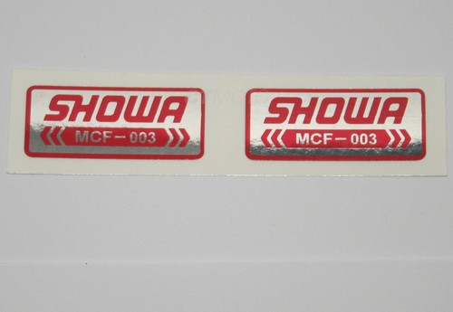 Showa rear shock decals - shock,