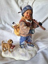 ‘Christmas Delivery’ By Christine Haworth Limited Edition Paintbox Poppets