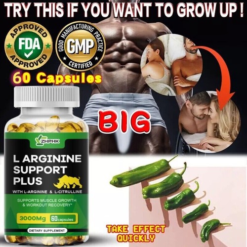 Arginine capsules 3000mg - l-arginine,