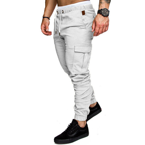 Mens elasticated waist - elasticated, cargo