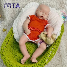 IVITA 18'' Eyes Closed Reborn