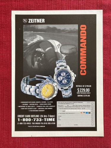 Zeitner commando watch - watch, 1997