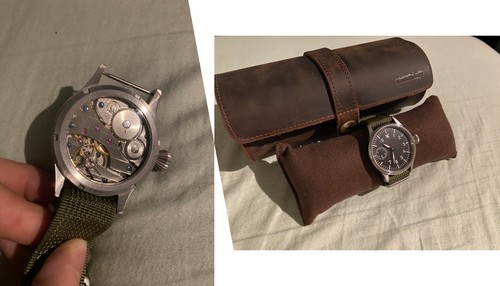 Mechanical pilots watch - watch, on