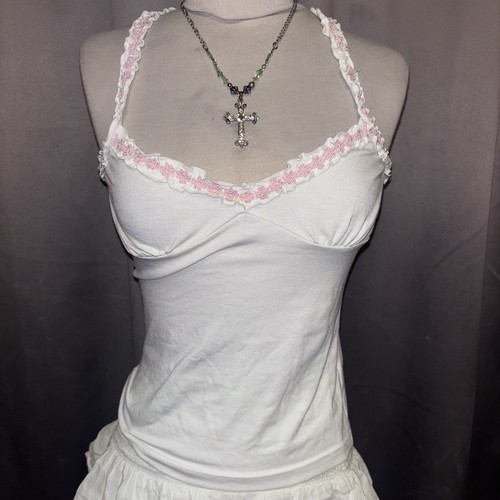 Liz lisa lace ribbon cami - cami, top
