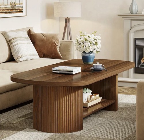 Oval coffee table tier - oval, table,