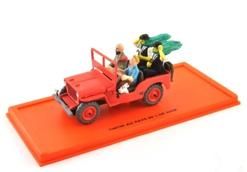 Jeep willys tintin land of - tintin,