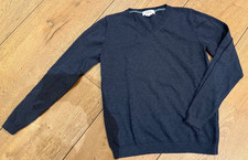 Bonpoint Boys Blue V Neck Sweater Jumper Pullover Size 14 Years