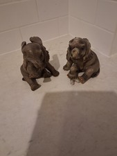 2 Gorgeous Ceramic Elephants