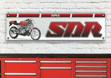 BR142B YAMAHA SDR200 YPVS RED FLEXIBLE WORKSHOP BANNER SIGN