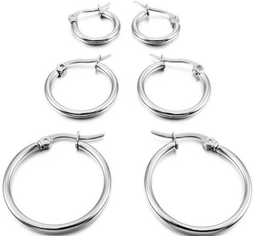 Silver hoop hinge - hoop, hoops