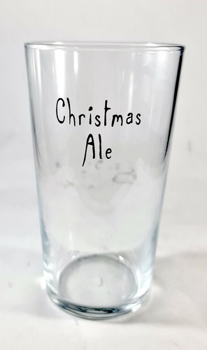 Christmas ale clear pint - christmas,