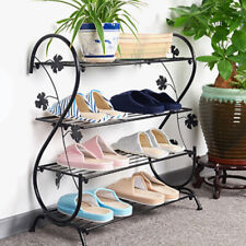 4 Tier Vintage Iron Art Shoe