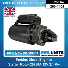 Starter Motor For Perkins 2873144 2873149 2873A011 2873B149  27416 12V 13Teeth