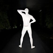 Morphsuit Full Body Costume White Large Bodysuit Adults & Kids Fancy Dress Party