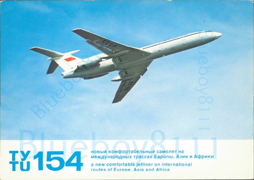 Aeroflot tupolev 154 jeliner - aeroflot,