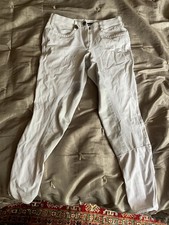 Pikeur Olympic White Suede Full Seat Uk26  40 Breeches Jodhpurs 