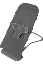 Babocush Ergonomic Baby Bouncer, Soft Double Jersey Fabric, Safety Harness -Grey